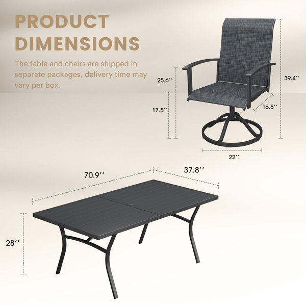 Dimensions du produit