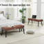 40'' Wide Modern Upholstered Tufted Entryway Bench-979157047-979157045