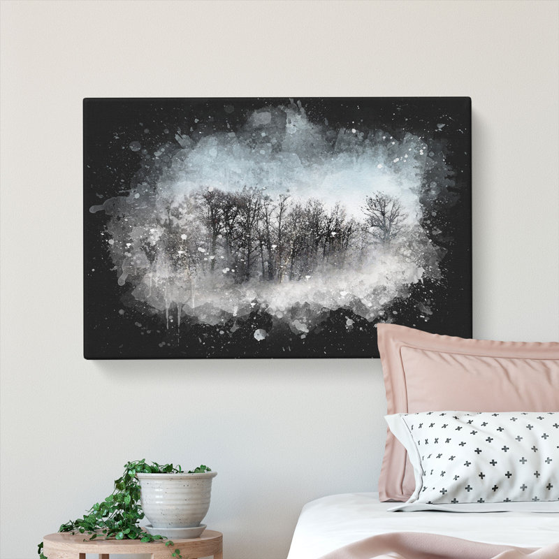 An Island Of Trees - Wrapped Canvas, 35cm H x 50cm W x 3cm D