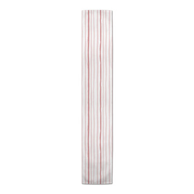 Whetzel Vertical Strokes Green 5 Table Runner