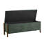 Banc de rangement rembourré 48 po avec pieds en bois massif 48 po-1883371491