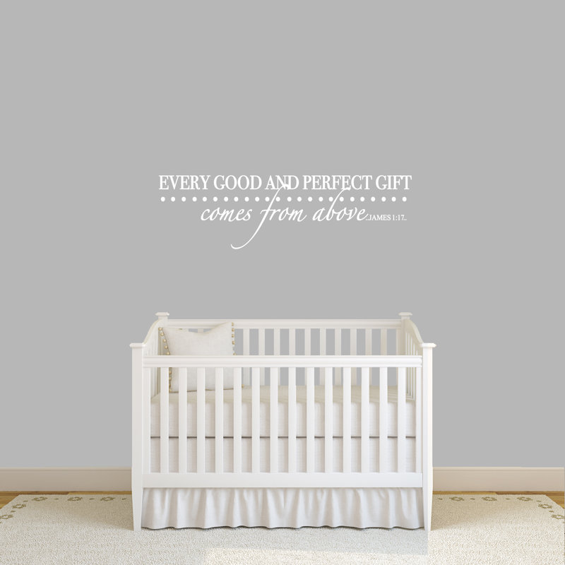 Décalcomanie murale tous good et perfect Jobe, Blanc