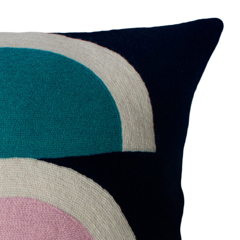 Viola Wool Square Pillow Cover