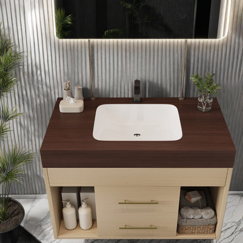 Modern Vanities(must Include Both Vanity Cabinet  And Sink) With Storage