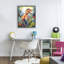 Cadre flottant vert jungle dinosaure, design par Creative Studio-1900276420-1900276472