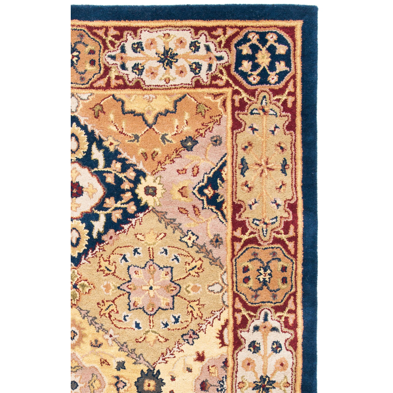 Balthrop Hand Tufted Wool Oriental Rug, Rectangle 8' x 10'