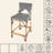 Estela Rattan Counter Stool, Black/White-105067390