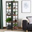 Pugsley 164cm H x 35cm W Iron Corner Bookcase-1568696597