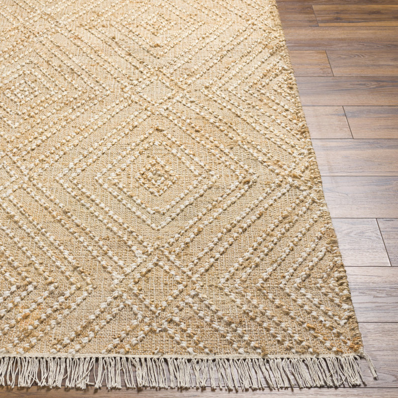 Tapis kaki à motif géométrique Sal, Rectangle 6 pi x 9 pi