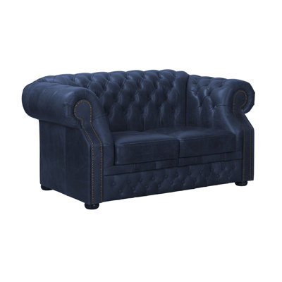 Tatelynn 2 Seater Genuine Leather Loveseat