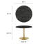 Table de bar Lippa, plateau rond en marbre artificiel, par Modway-410900537-410900533-410900531