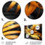 Jaune et gris avec palmiers monochromes - palmiers et palmiers, art mural-450449758-460684680