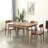 White oak modern dining table-2102877649