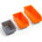 44 Piece Wall Mounted Pegboard Hook, Storage Bins and Panel Set