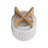 8" CHEVRON PLANTER W/ WOOD STAND