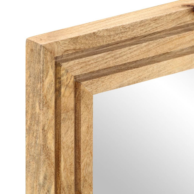 Bruny Bathroom Mirror, Light brown