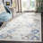Felty Oriental Ivory/Aqua Area Rug-589831200