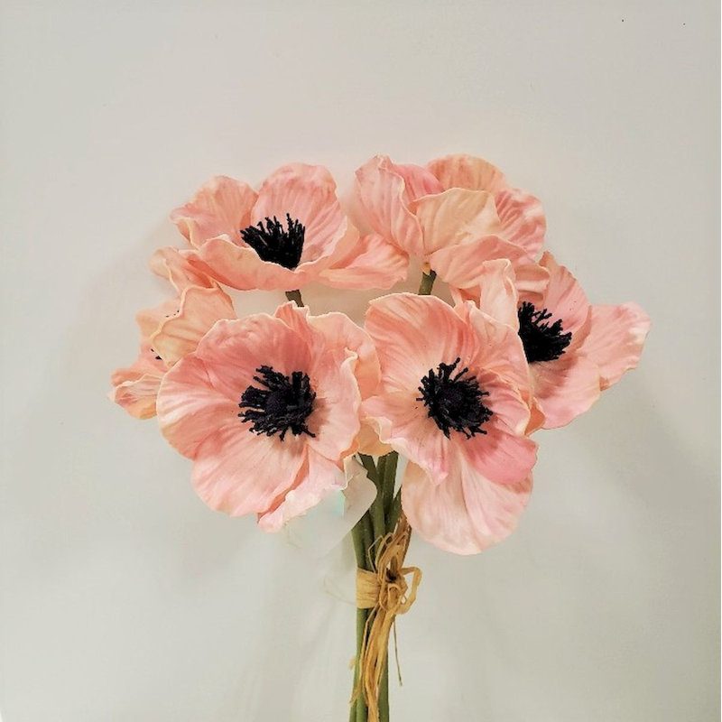 Poppies Arrangement, Light Pink