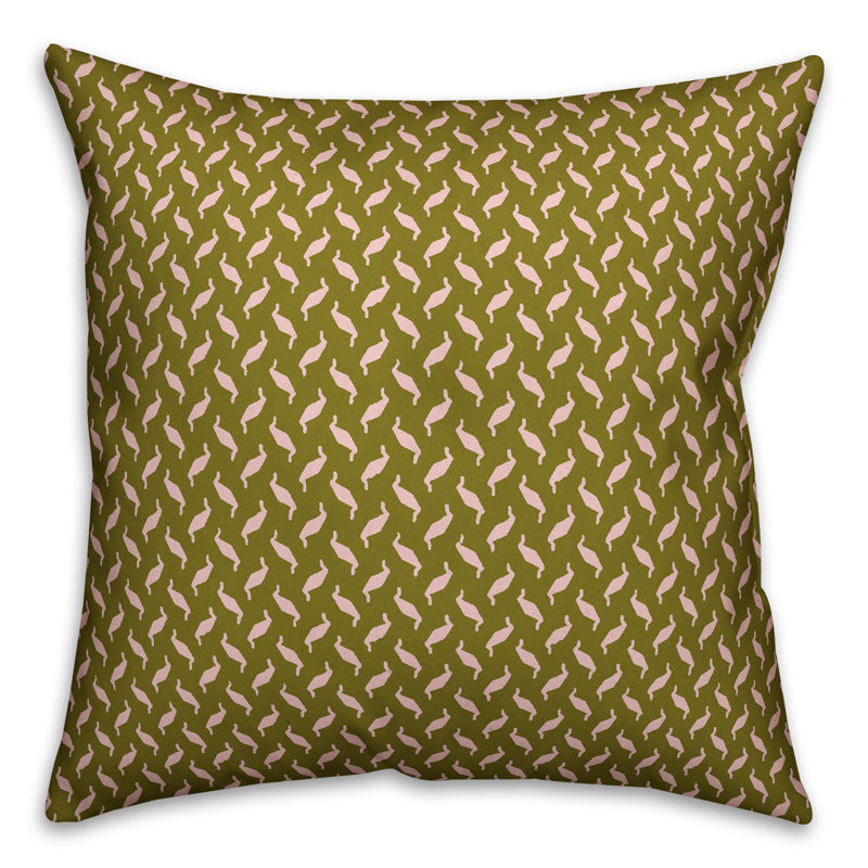 Housse de coussin Zig Zag, 16 po x 1 po, Jaune