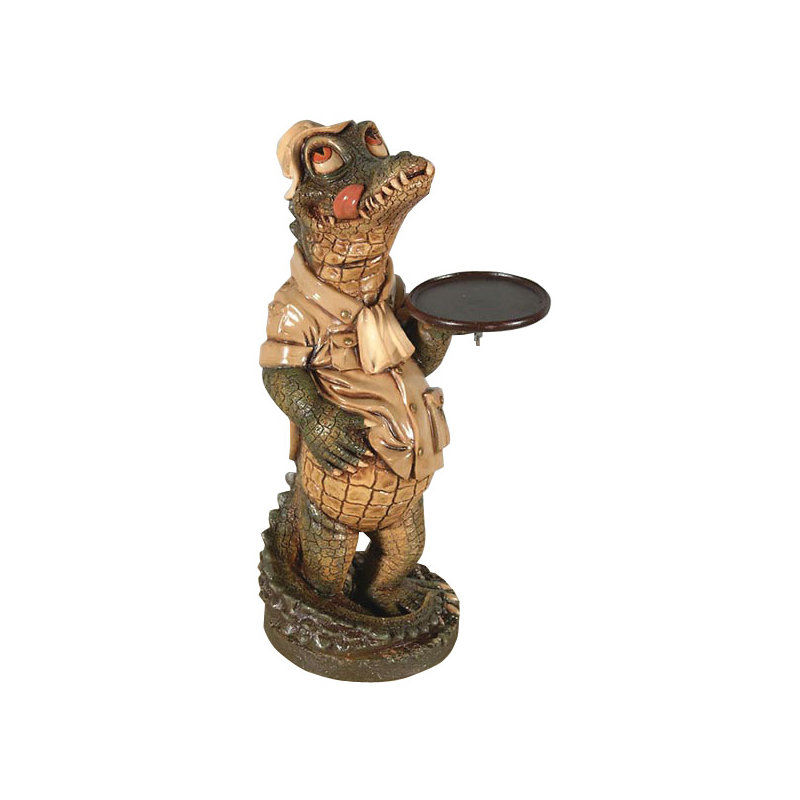 Statue crocodile majordome