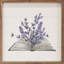 Livre ouvert lilas-575487589