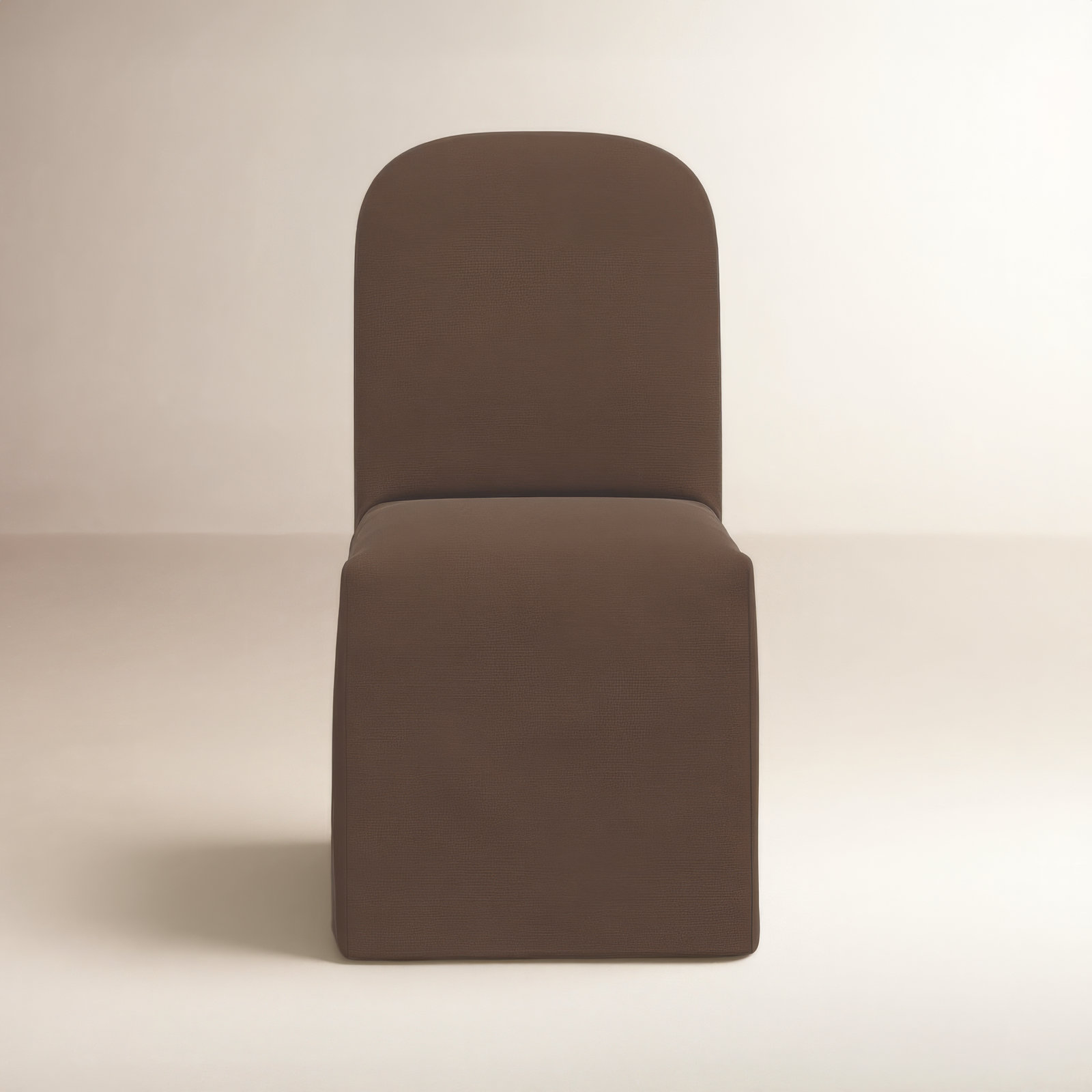 Velma Dining Chair, Classic Chocolate Linen
