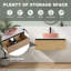 Meuble-lavabo mural 30 po avec lavabo en céramique et tiroir à fermeture en douceur-700934203-700934207
