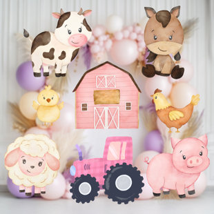Farm Animals Cutout Prop, Farm Baby Shower, Ranch Animals Party, Lawn Sign