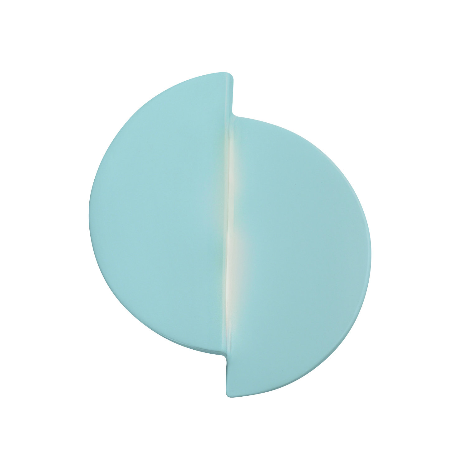 Tenny Single Light Ceramic Flush Mount Sconce, Reflecting Pool