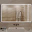 Miroir d'appoint de salle de bain rectangulaire-734840751