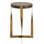 Table d'appoint en laiton Halsey