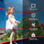 Gymax Hexagon Backyard Trampoline with Safety Enclosure-51012296