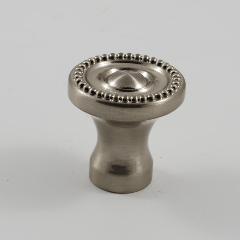 Poignée champignon 1 1/4 po de diamètre, Nickel satiné