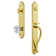 Complete Inactive Arc Dummy Handleset with Versailles Knob and Rosette