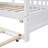 Beautiful House Bed With Trundle, Modern Design Bed Frame with Storage Shlef-457135141-457135195