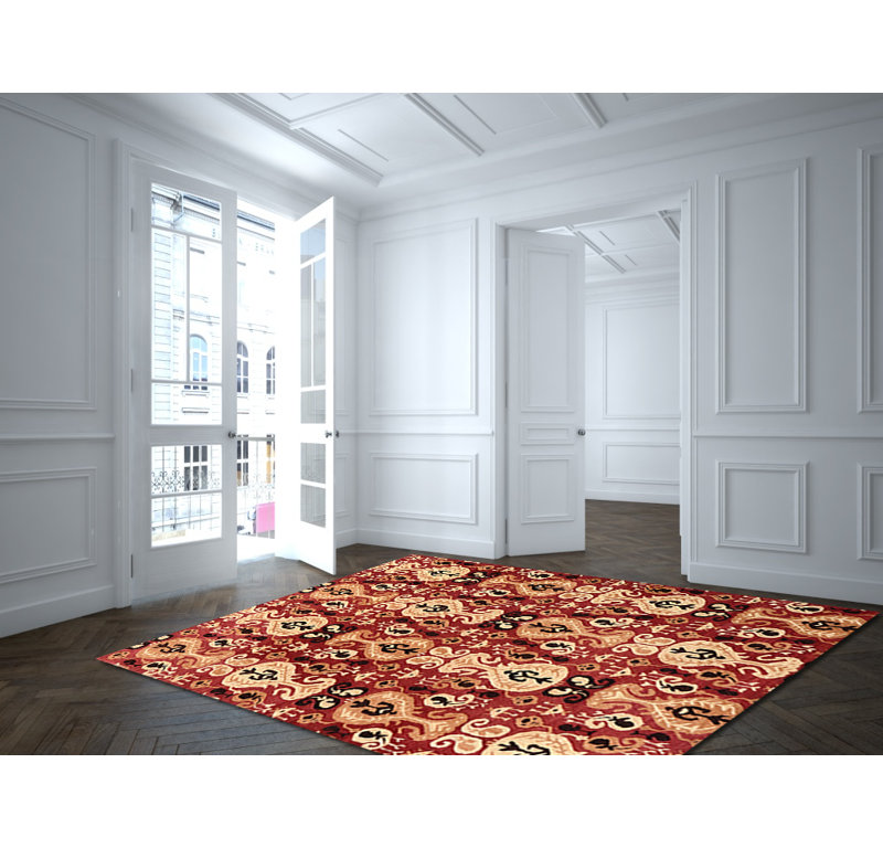 Wool Ikat Indoor Rug, Rectangle 8' x 11'