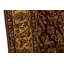 Wool Oriental Area Rug in Wine/Gold