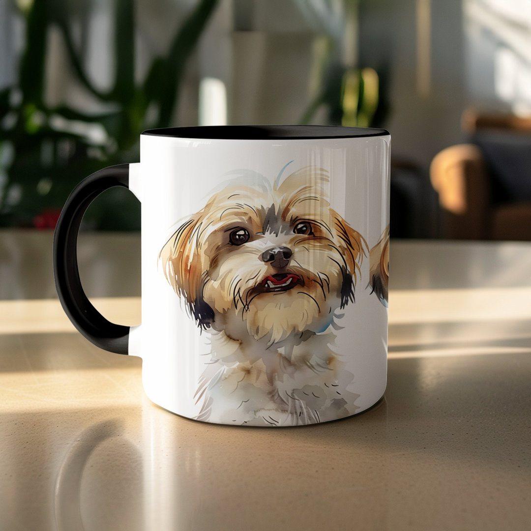 Three Cane Corso Dog Heads Design 11oz Coffee Mug