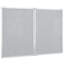 Vidaxl Magnetic Whiteboard Foldable Writing Dry Erase White Board Aluminium