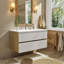 Meuble-lavabo mural simple avec lavabo en céramique Caryll, armoire de rangement moderne avec charnières à fermeture en douceur DTC, pour salle de bain, appartement et hôtel-838290733-808778444-833645116