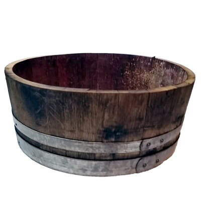 Pot à fleurs en chêne avec finition laquée MGP Oak Whiskey