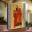 « inspirational icon saint paul », peinture en bois