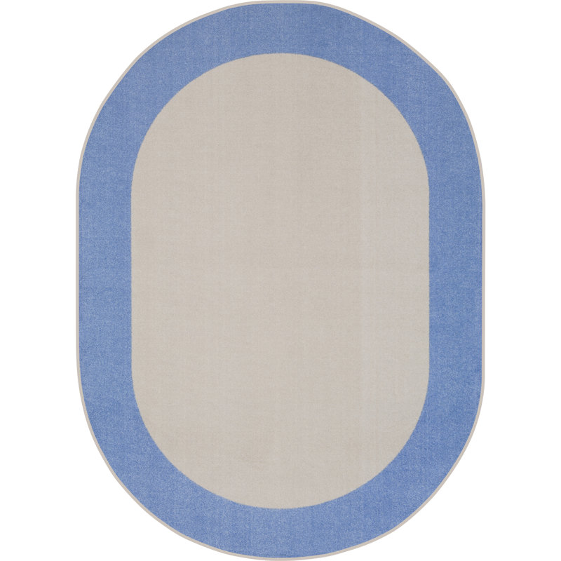 Easy Going by Joy Carpets Area Rug, Oval 7'8" x 10'9"