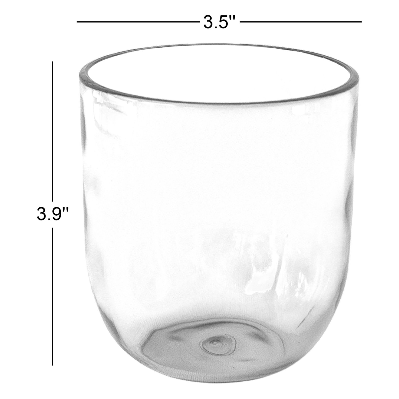 Vaughan 16.23oz. Acrylic Drinking Glass, Gray