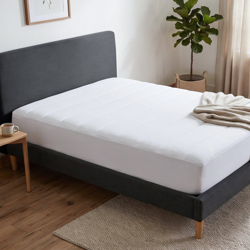 Martex Brrr Twin White Mattress Pad, Twin