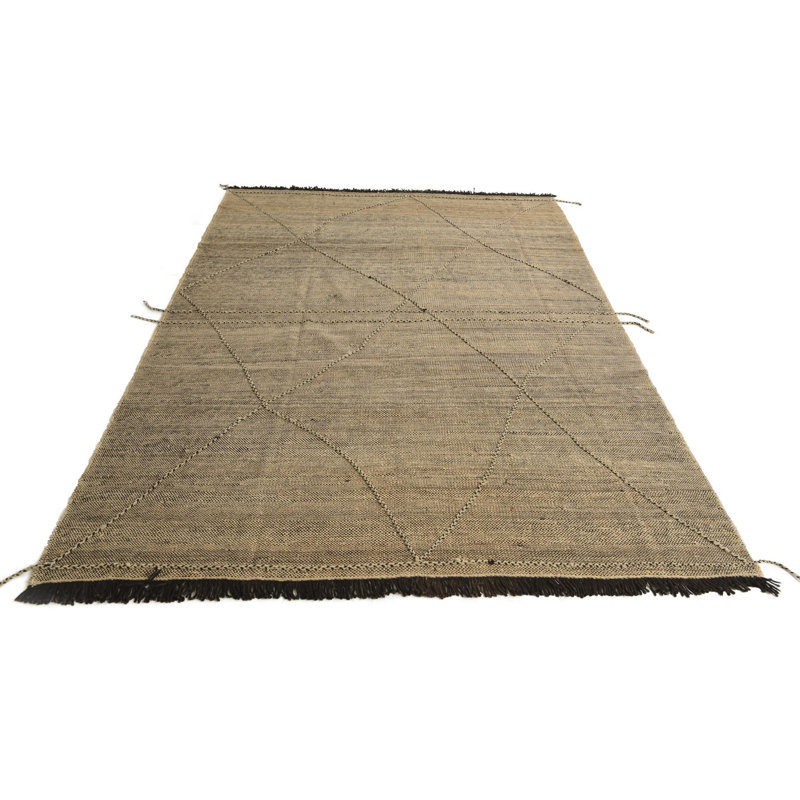 Tapis brun clair 7x9 Pinson