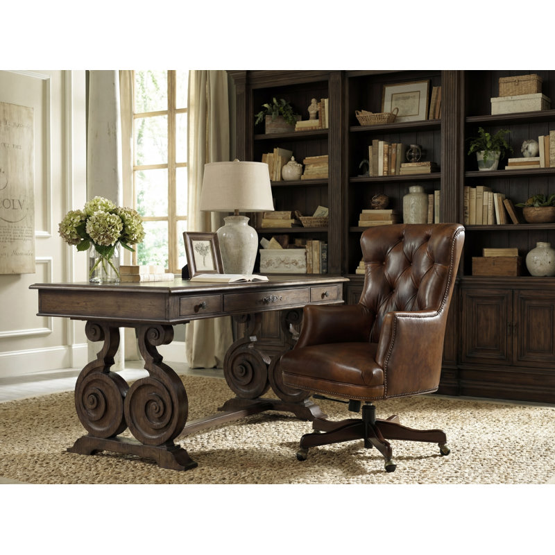 Parthenon Leather Swivel Executive Chair