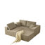 Canapé modulaire de 139,3 po, canapé désossé, sans assemblage, canapé nuage avec repose-pieds et 2 coussins, pour les salons et les chambres-402354844-402354845