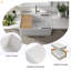 Évier de cuisine 30 po x 20 x 10 po en argile réfractaire avec accessoires