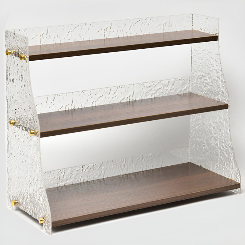 Simple Trapezoidal Cup Holder Open Cup Storage Rack | Stable Home Coffee Cup Display Cabinet